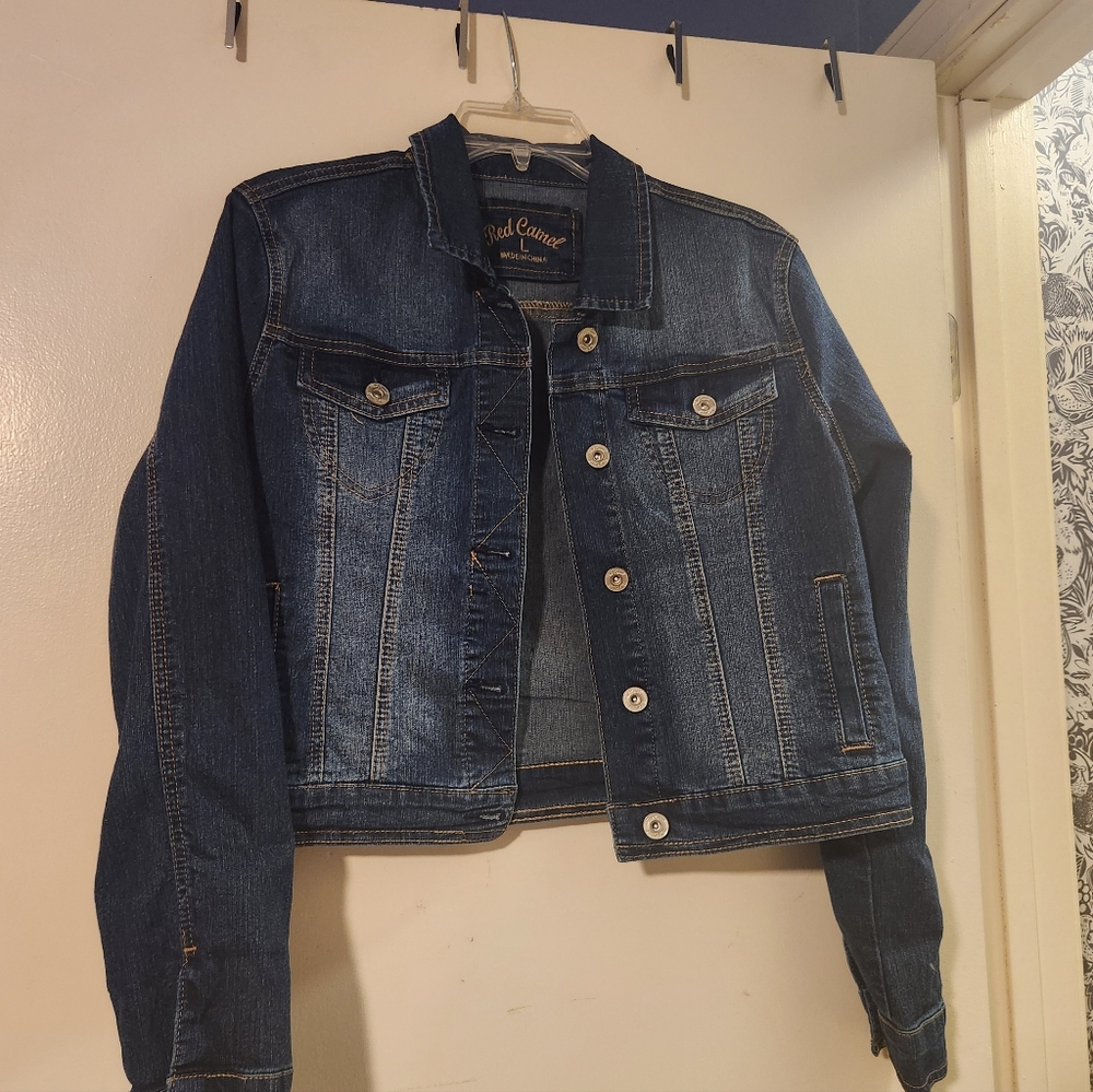 Women's Dark Blue Denim Jacket